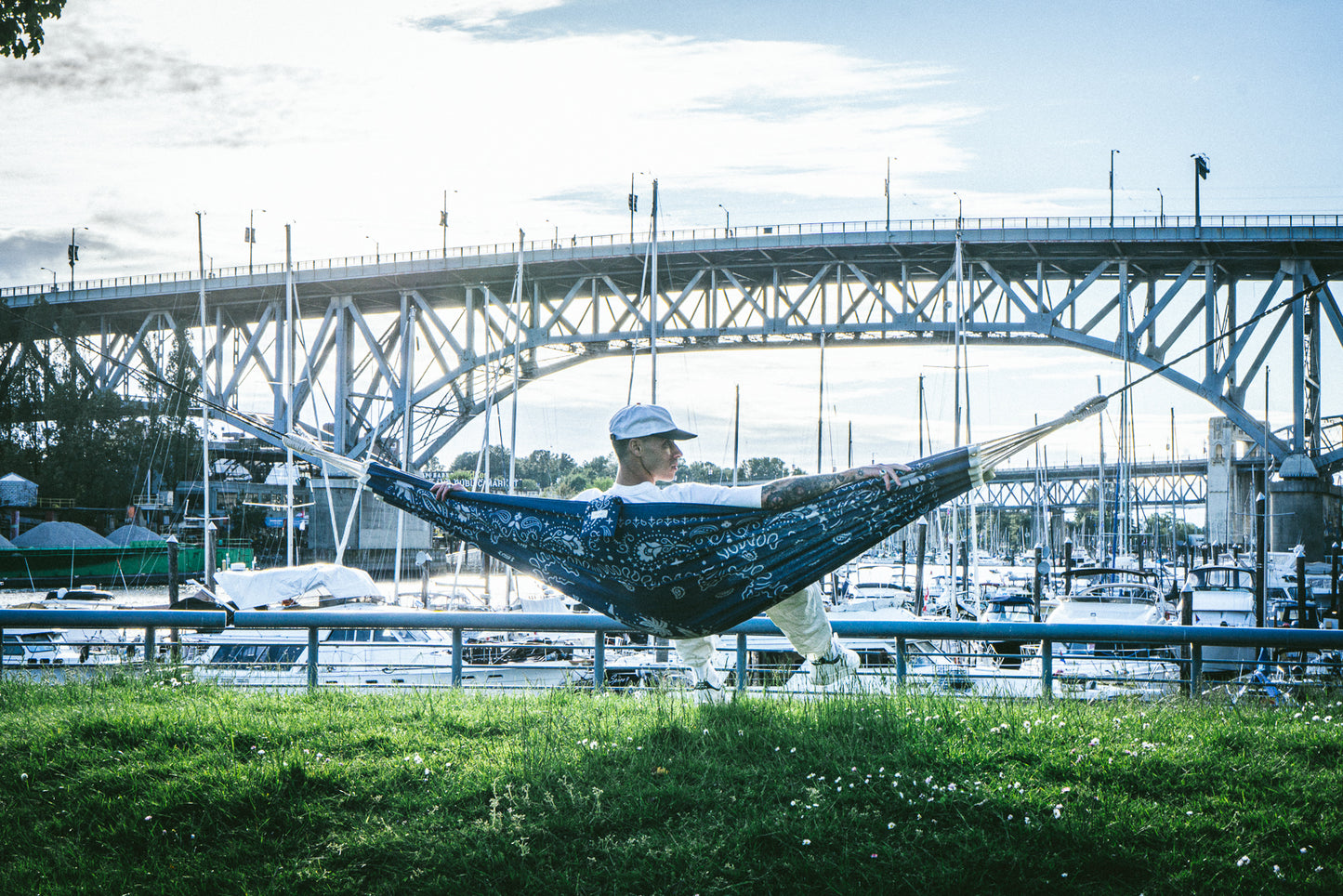 Tropic Paisley Canvas Hammock