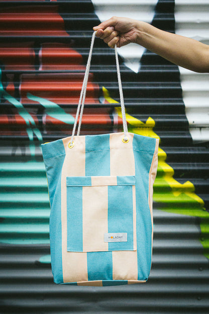 Coast to Coast Stripe Tote Bag