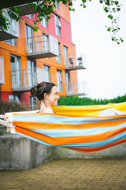 Coast to Coast Stripe Canvas Hammock