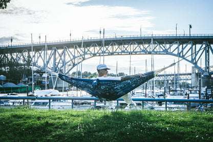 Tropic Paisley Canvas Hammock