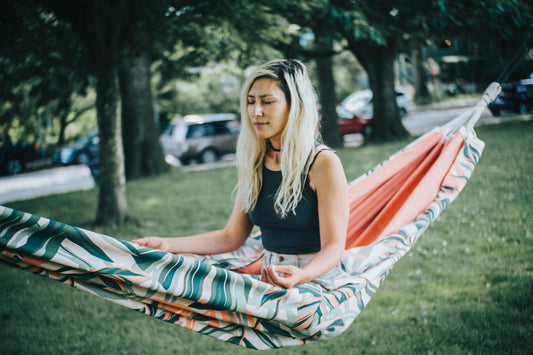 Happy Hour Canvas Hammock